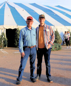 Jeff Patton Sr and Jeff Patton Jr, owners of Patton's Christmas Trees in Lakewood Village Dallas