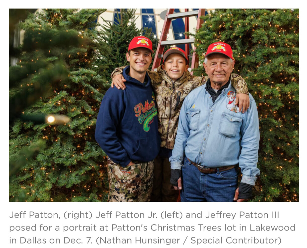 Pattons Christmas Trees Patton's Dallas real christmas trees 50 years in business